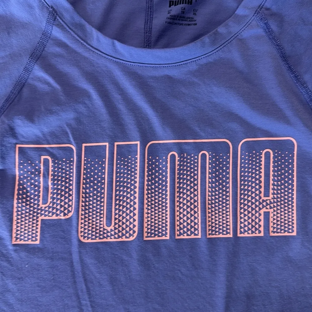 Puma Womens Training Dry Cell Graphic T-Shirt Iris Purple Size XL - Image 12