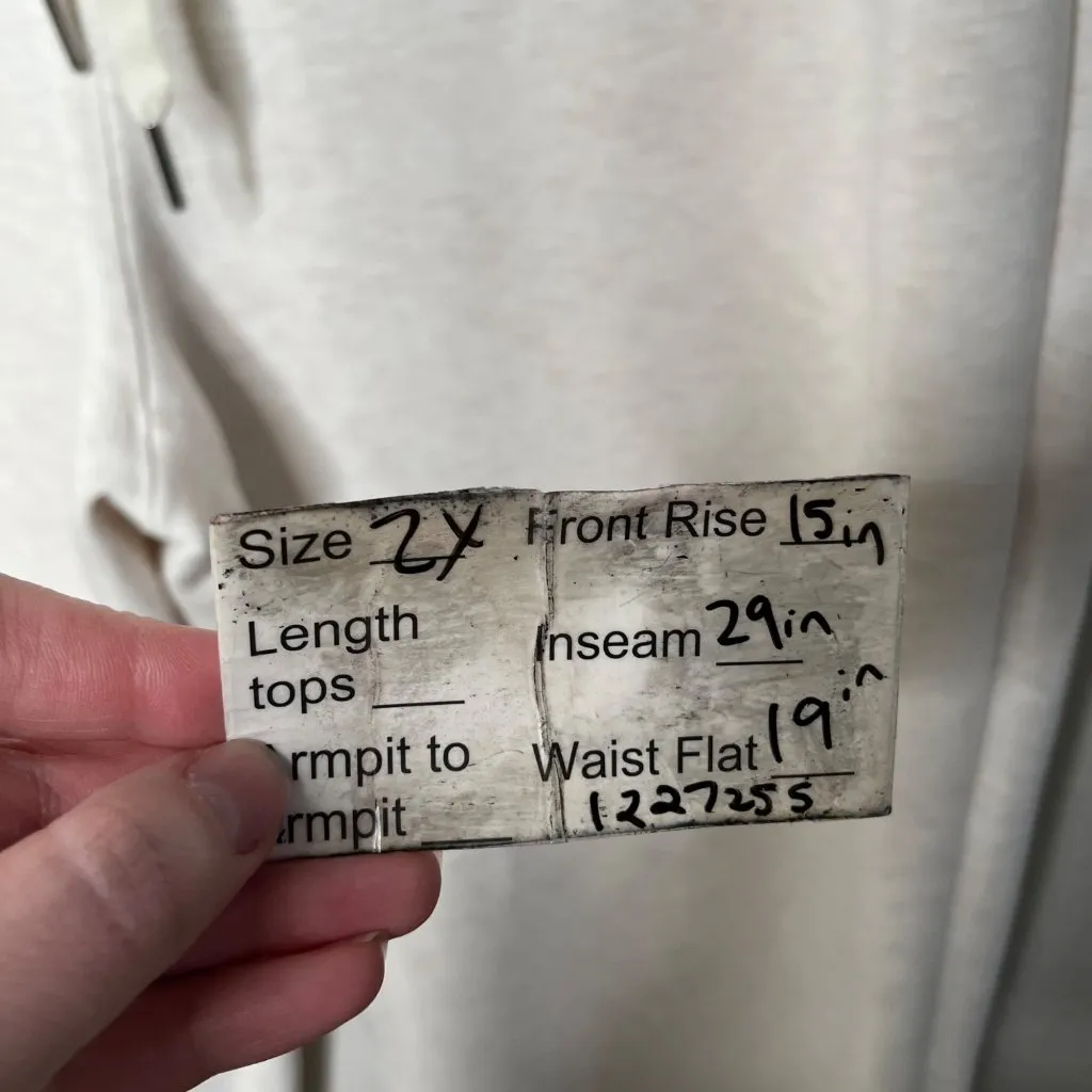 Spanx Womens Heather Beige Airessentials Tapered Sweatpants 2X 50240r - Image 8