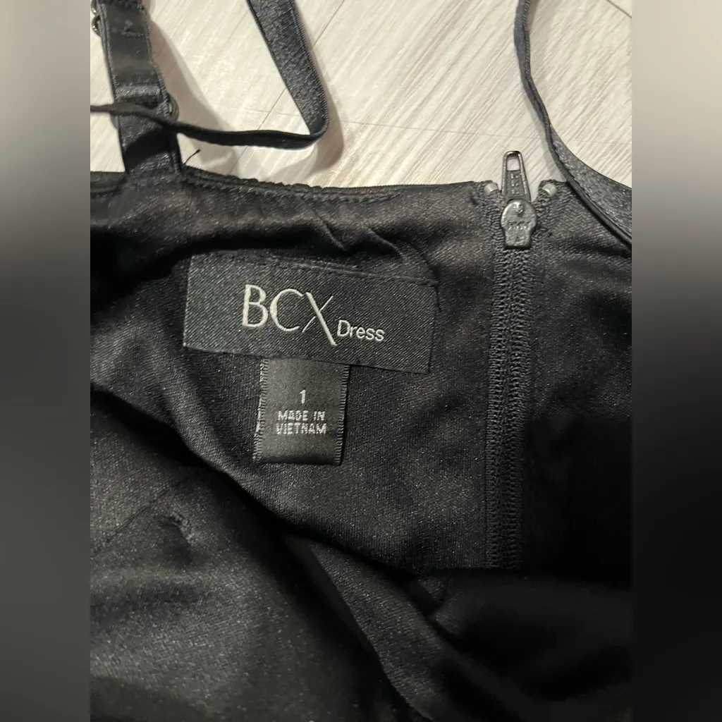 BCX  Black Dress‎ with Embroidery - Image 3