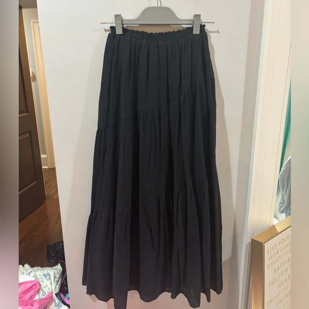 ASTR  Black Maxi Skirt - Image 2