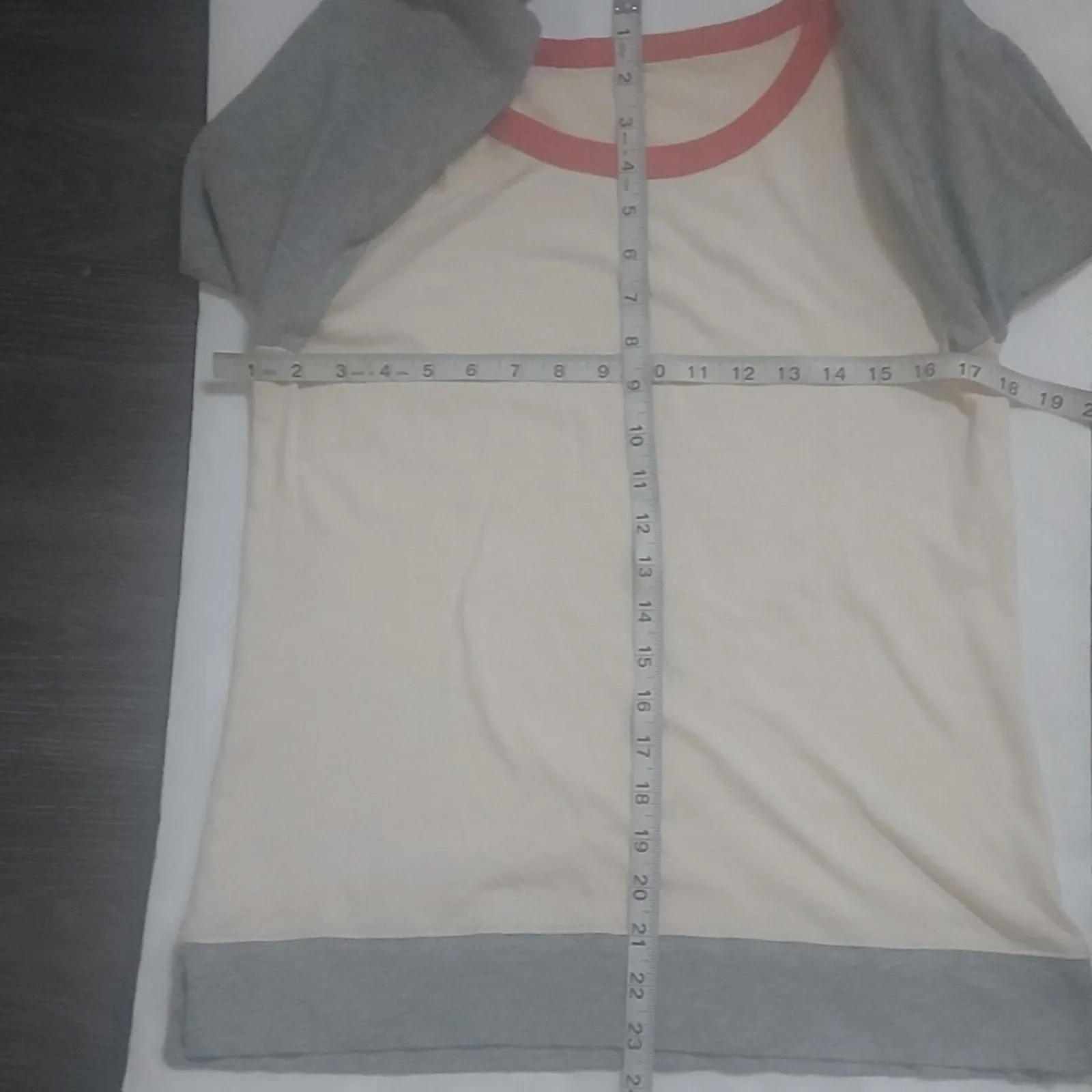 J. Crew Color Blocked Long Sleeve Artist T  T-shirt M  Preppy Classic Cozycore - Image 3