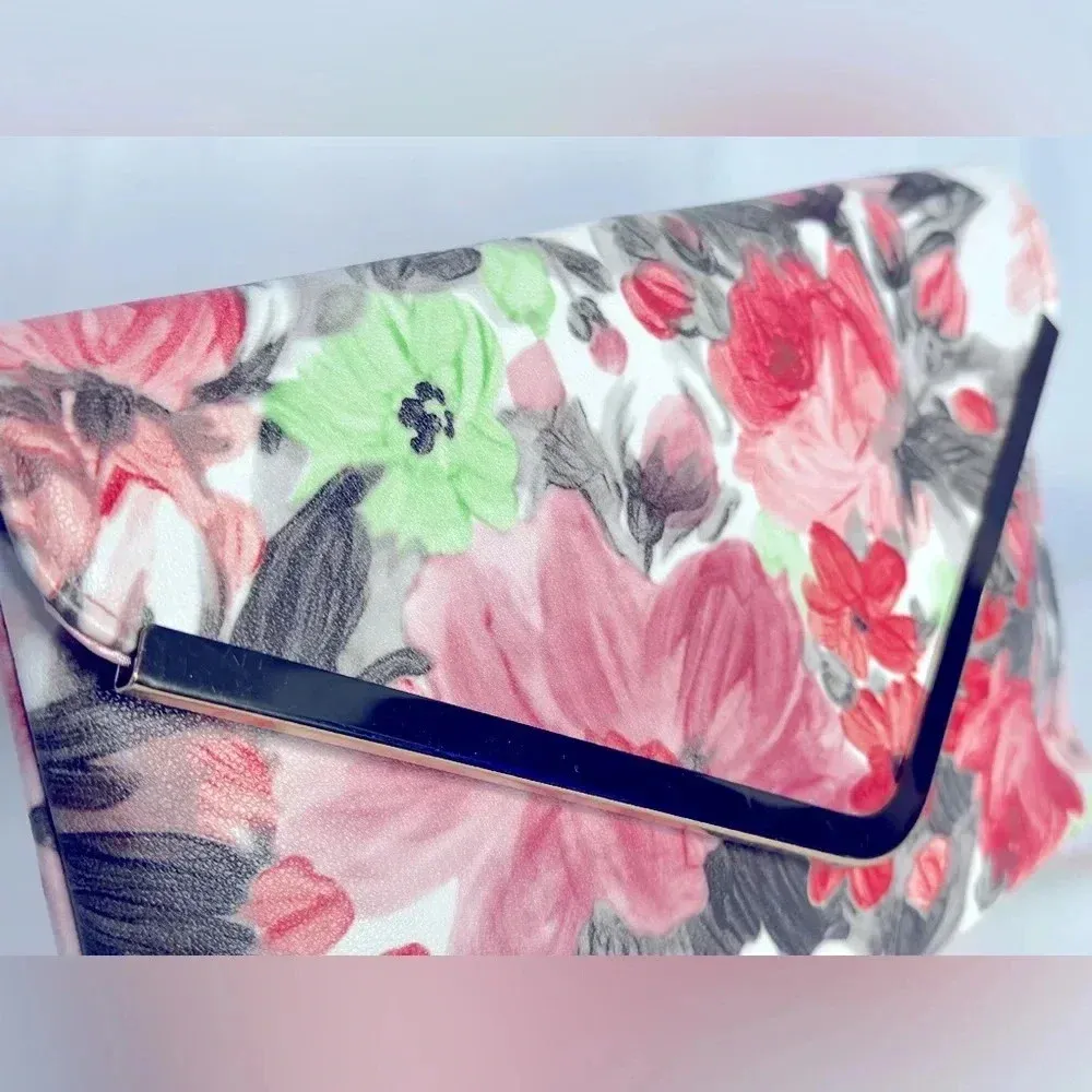 Crossbody Envelope Floral Clutch/Wallet (620) - Image 4