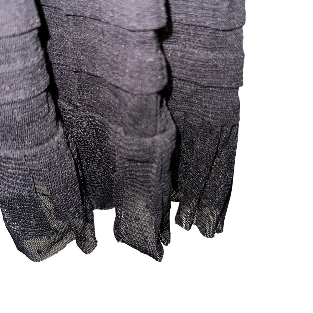 Worthington Essentials Black Lace Maxi Skirt - Image 3