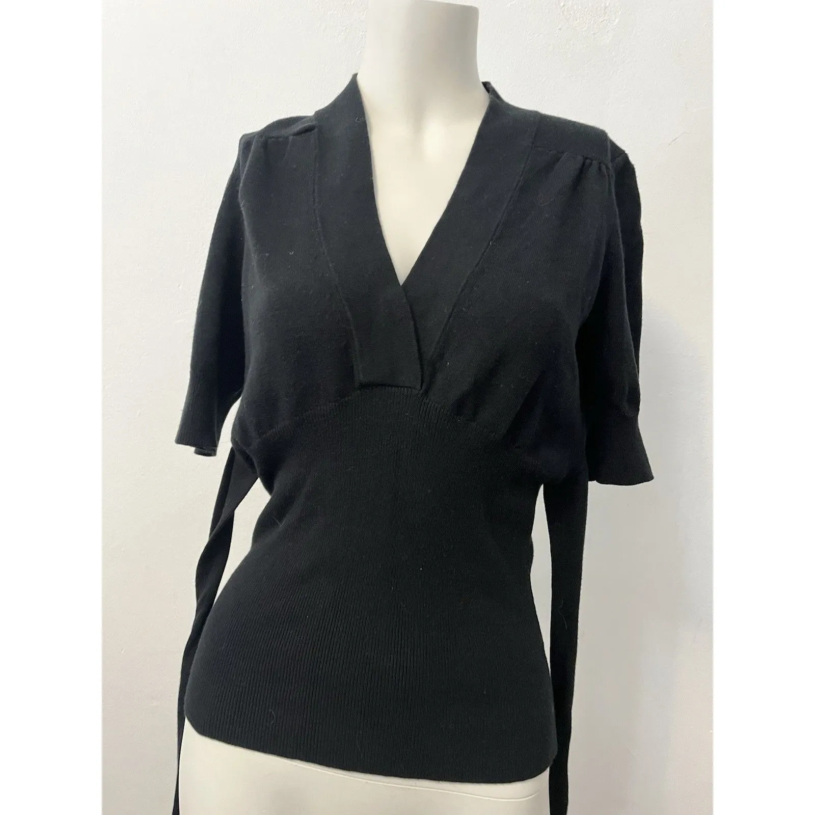 Vtg Banana Republic sweater S cotton business casual sophisticated work modest - Image 6