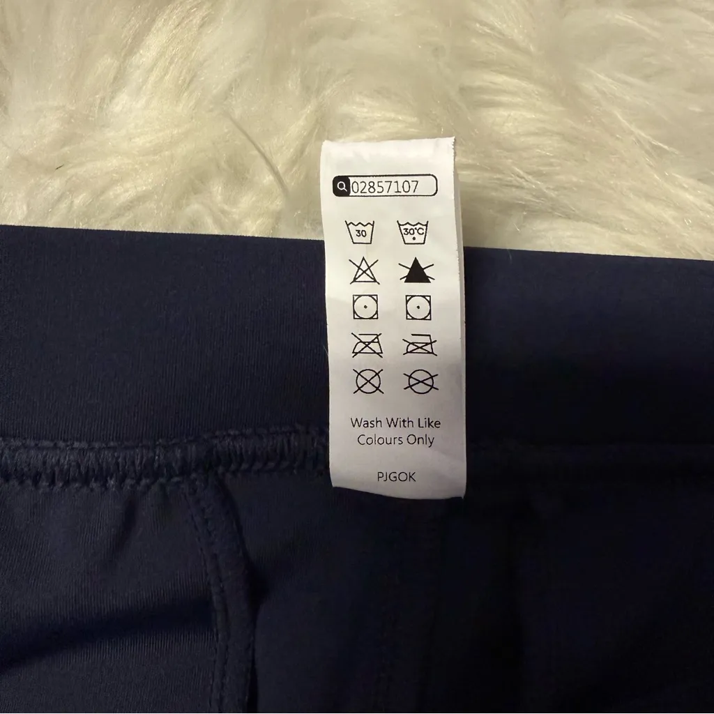 Halara XS Tall Navy Wide Leg Pants 02857107 | High Rise Stretch Dress Trousers - Image 5