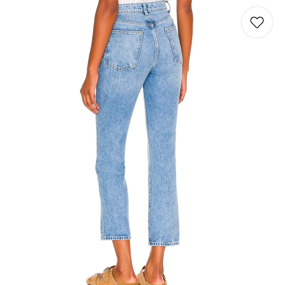 Lovers + Friends Reece High-Rise Slim Straight Button-Fly Denim Jean W1137 Sz 29 - Image 3