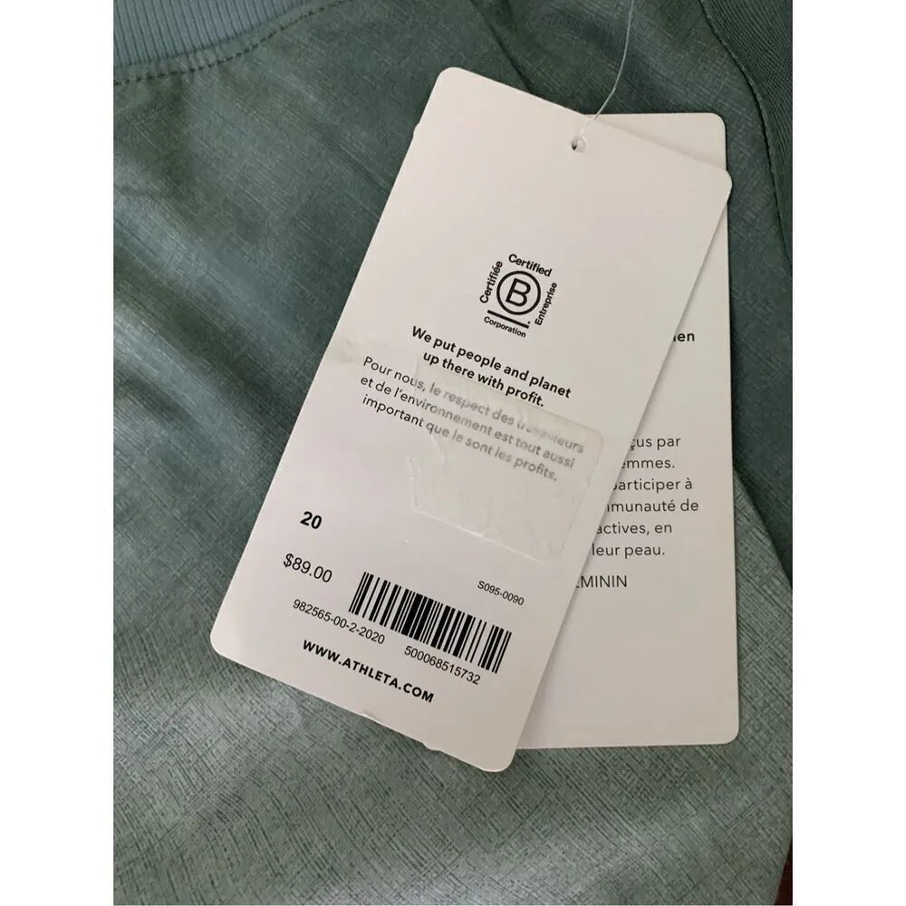 Athleta Nolita Slim Tapered Printed Crop Pant women's size 20 NEW NWT - Image 5