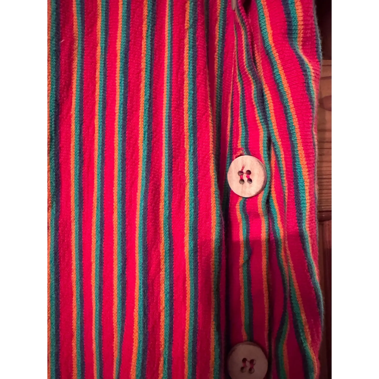 VTG ZARA Midi Dress Button Side Casual Boho Vacation Summer SEE MEASUREMENTS - Image 8