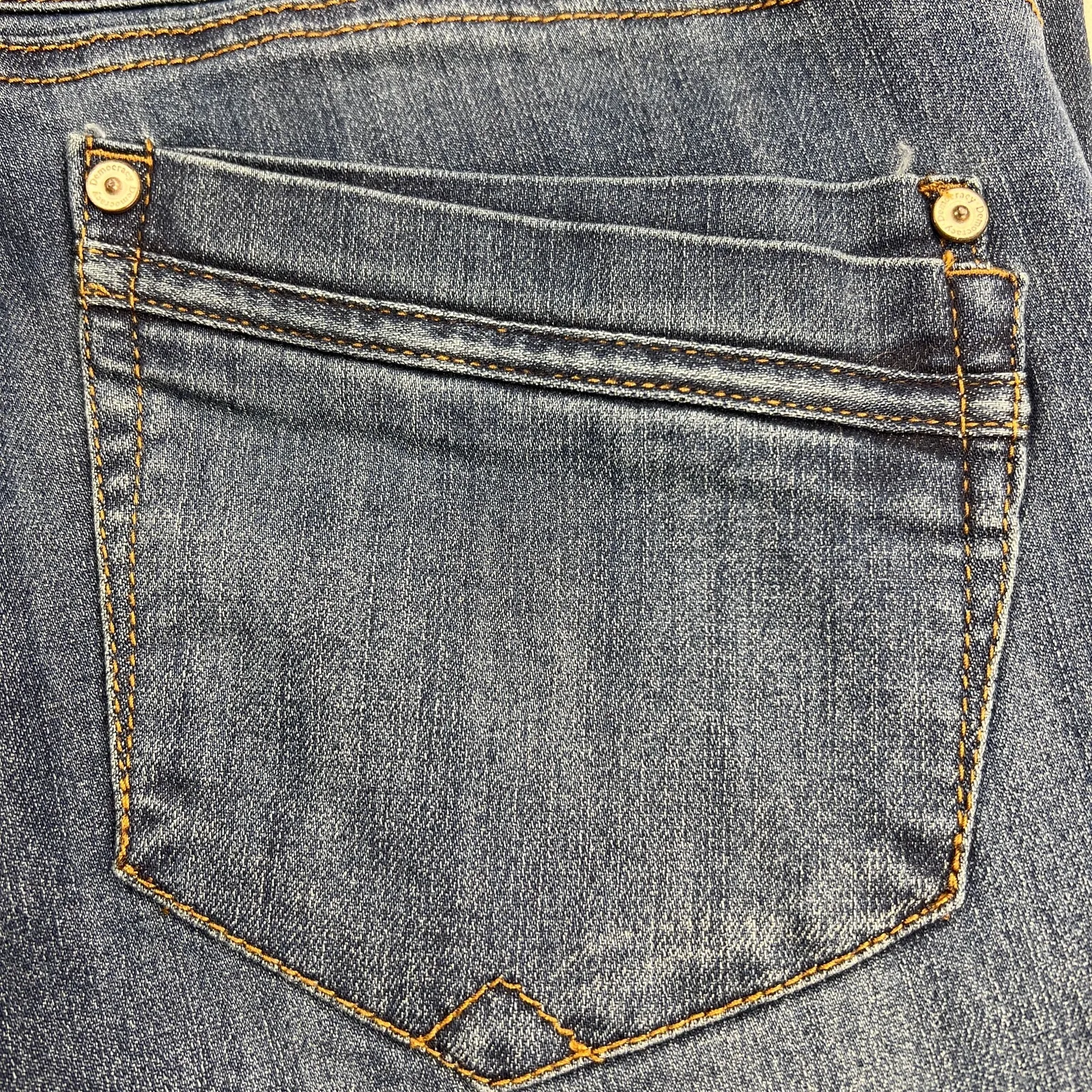 Democracy "Ab"Technology Slim Dark Wash Mid Rise Tummy Control Jeans Size 4 - Image 12