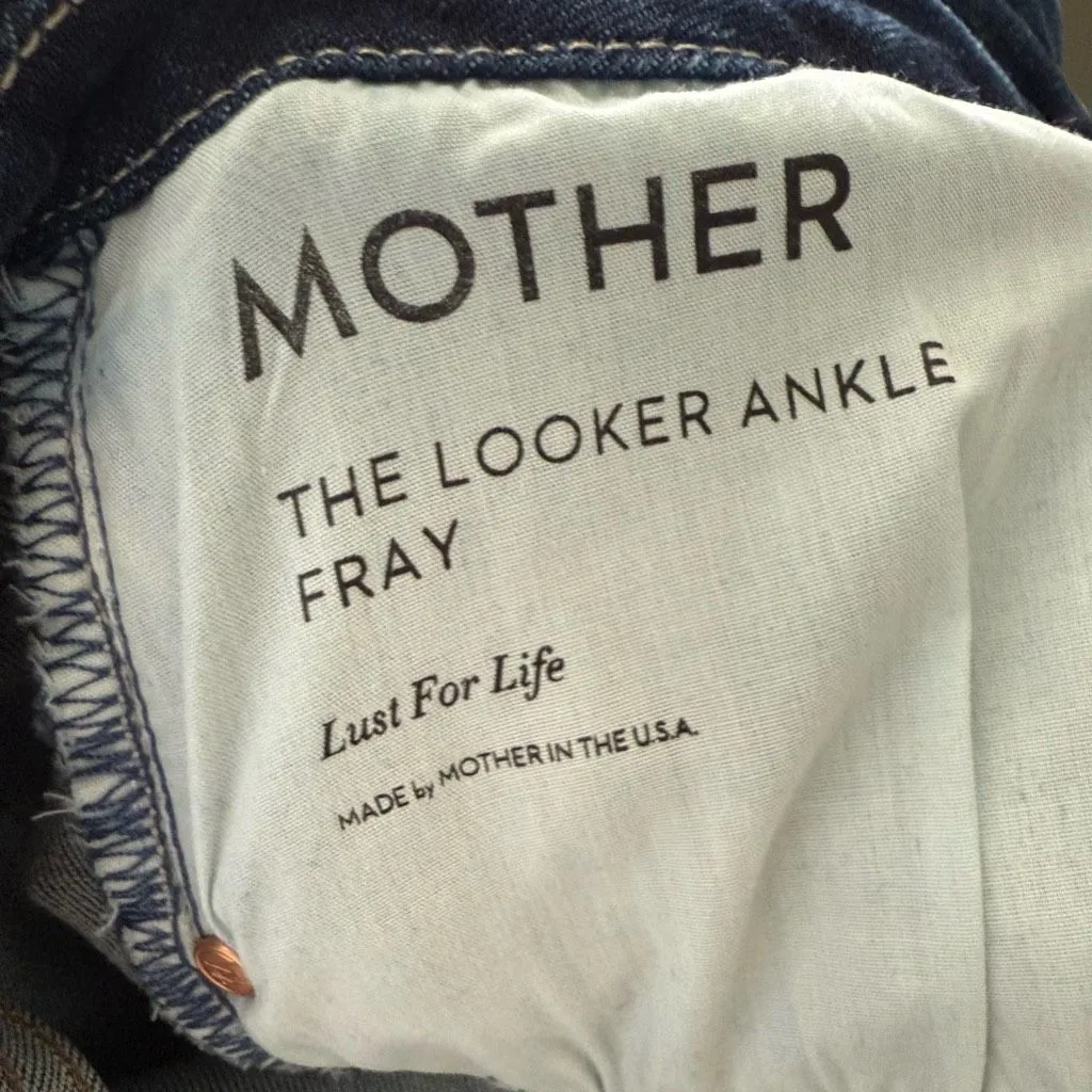 Mother Women’s 27 The Looker Ankle Lust For Life Jeans Blue - Image 5