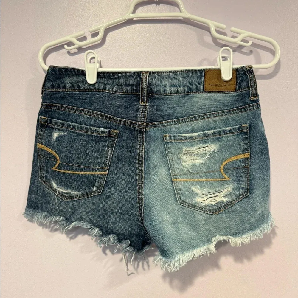 American eagle dual color‎ jean shorts - Image 6