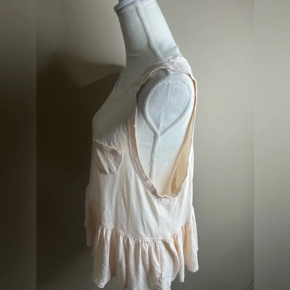 We The Free Free people  continental peplum top peach small - Image 7