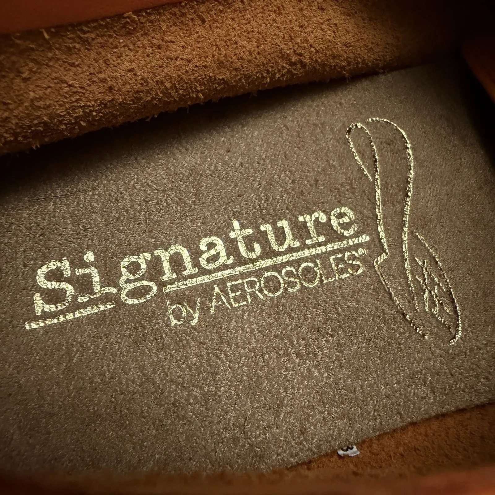 Aerosoles Signature Guitar Solo Orange Soft Leather Oxford Flat Women's Size 8.5 - Image 13