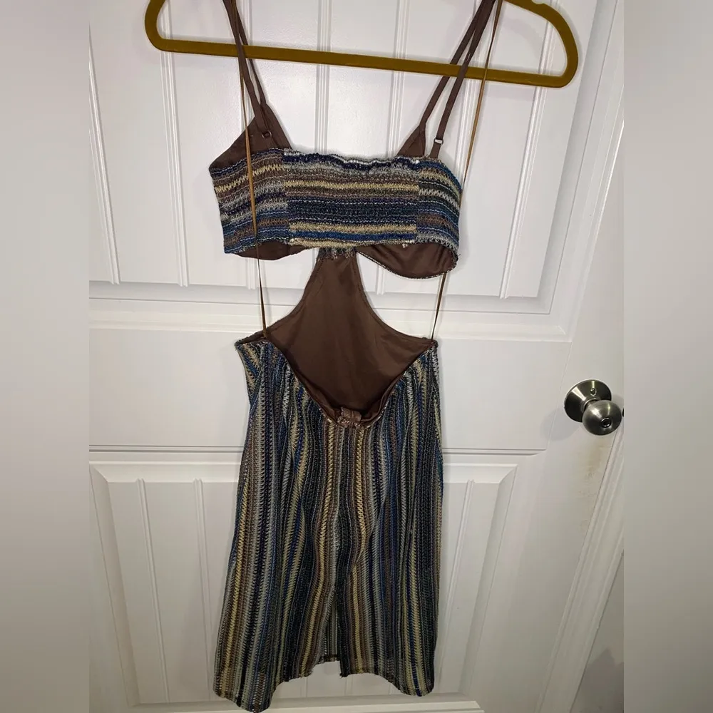 HYFVE Cutout Multicolored Crotchet Mini Dress - Image 6