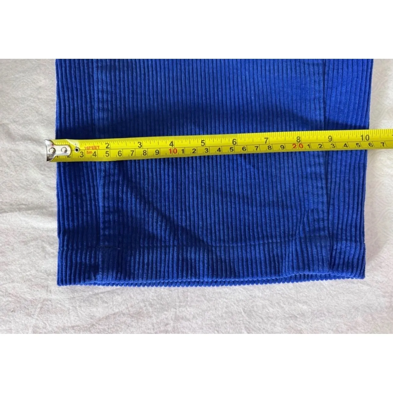 AG Adriano Goldschmied Corduroy Wide Leg Pants Royal Blue Size 26 - Image 6