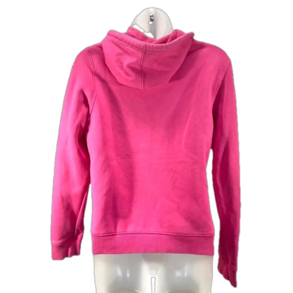Vintage  Women's Pink Essentials Linear Pullover Hoodie Size S - Image 2
