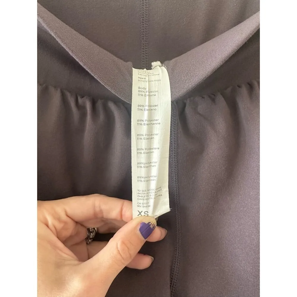 Fabletics Shorts Women's XS Purple Olesia Running Activewear Athleisure Gym - Image 3