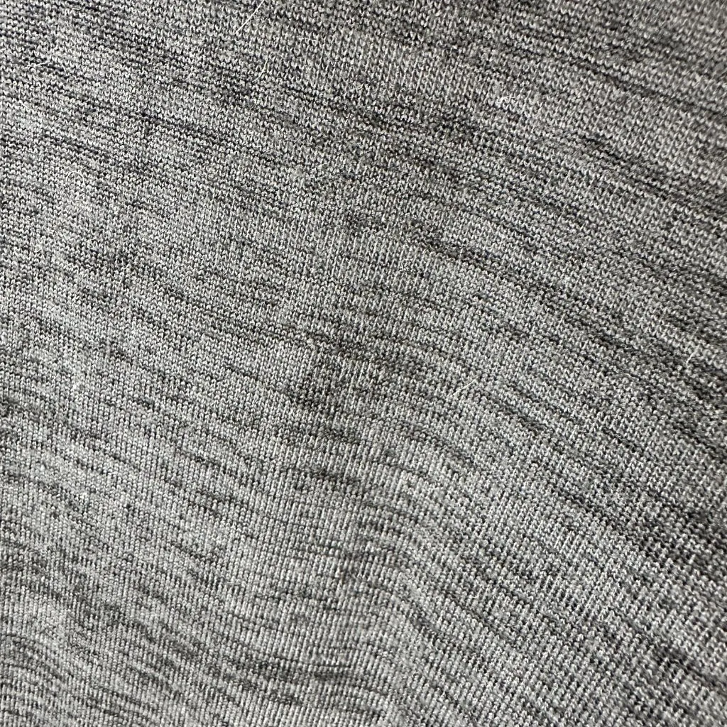 Athleta Blissful Cowl Neck Charcoal Gray Space Dye Pullover Sweatshirt Medium - Image 4