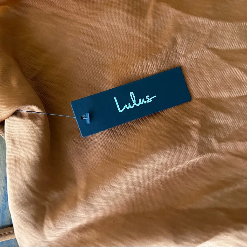 Lulu's One Shoulder Rust Dress - Image 7