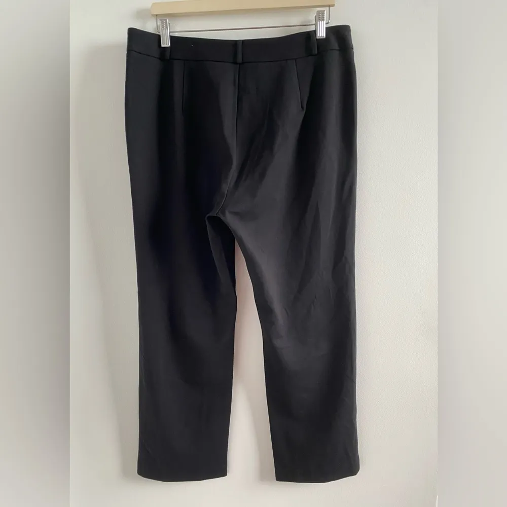 J. McLaughlin Black Deanne Dress Pants Front Hem Slit Size 14 *FLAW* - Image 10