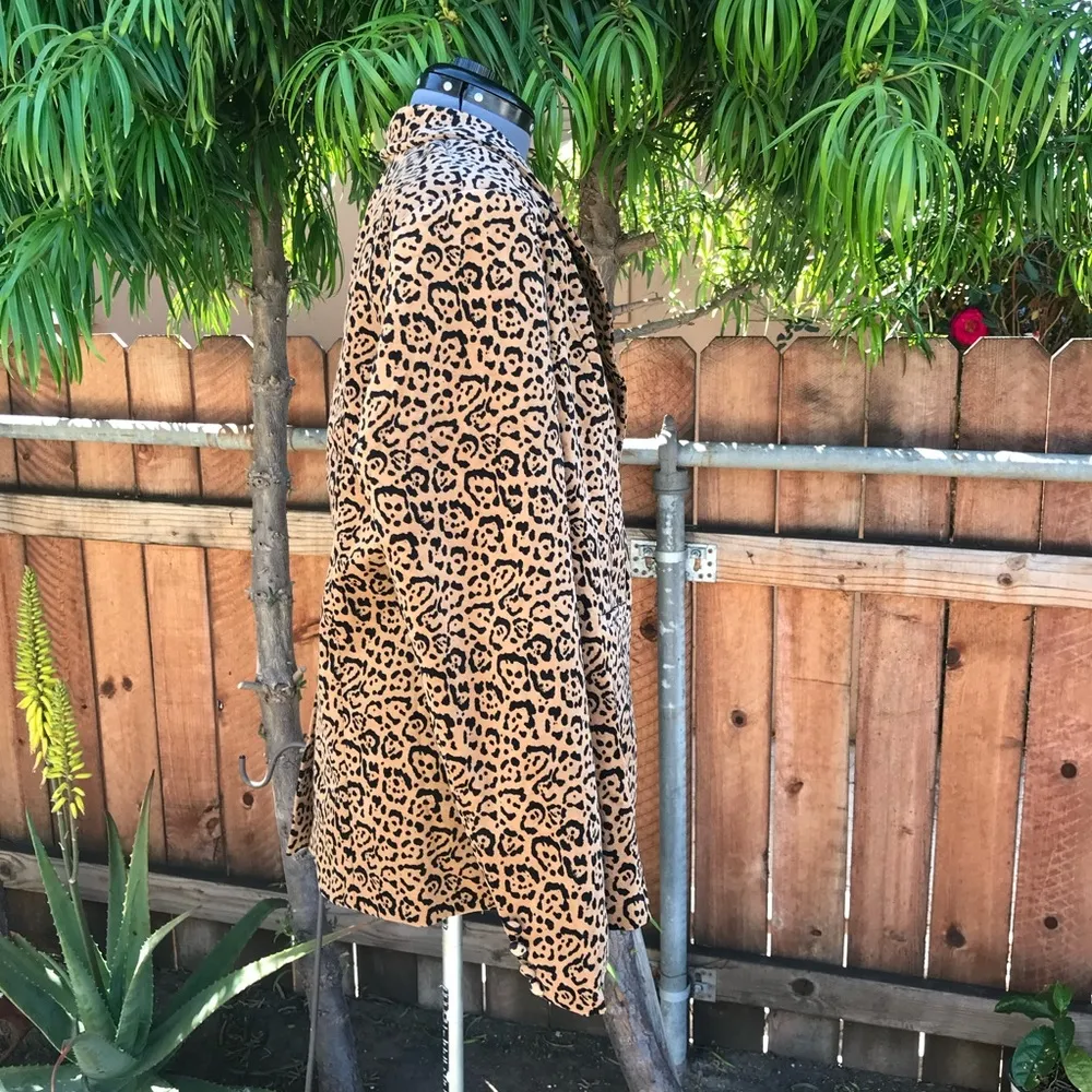 Good American Leopard Print Blazer size 5 - Image 4