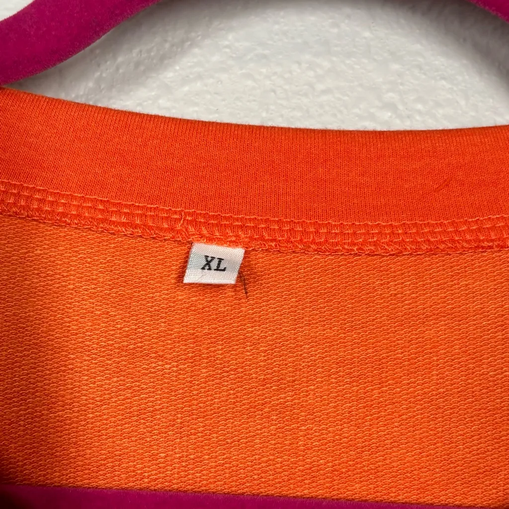 Fall Themed Sweatshirt Size XL Orange - Image 6