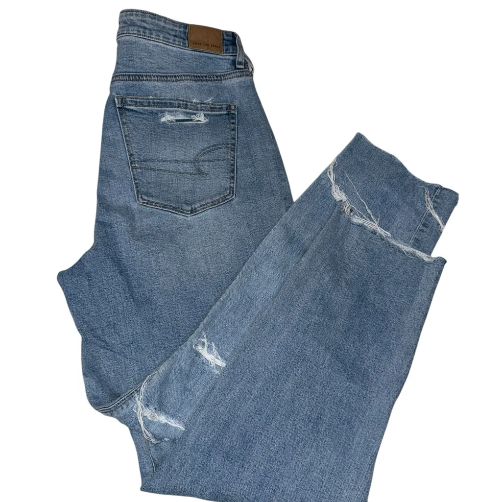American Eagle Outfitters Relaxed Fit Distressed Denim - Image 5