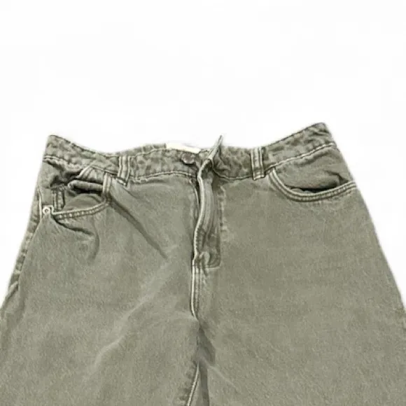 Rolla’s Heidi Fern Green High Rise Loose Baggy Straight pants 27 - Image 7