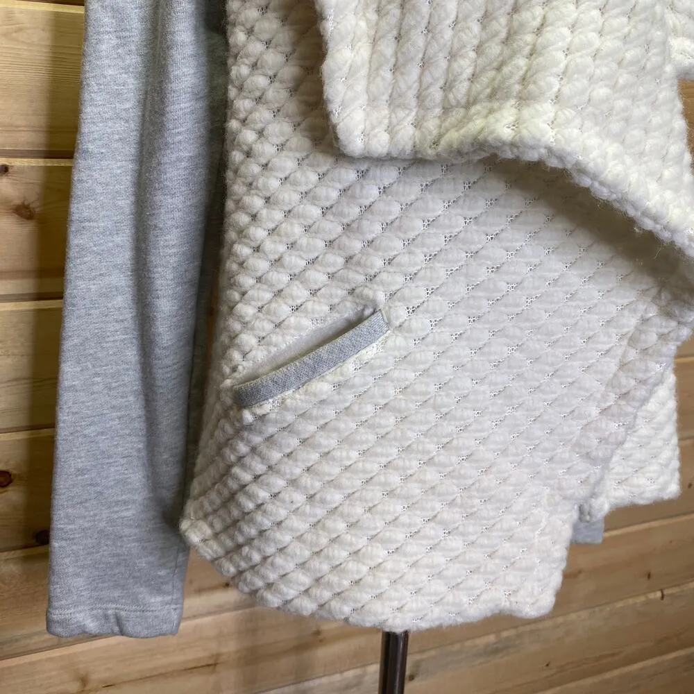 Dolan Anthropologie Open Quilted Lux Sweater Cardigan Size Small - Image 3