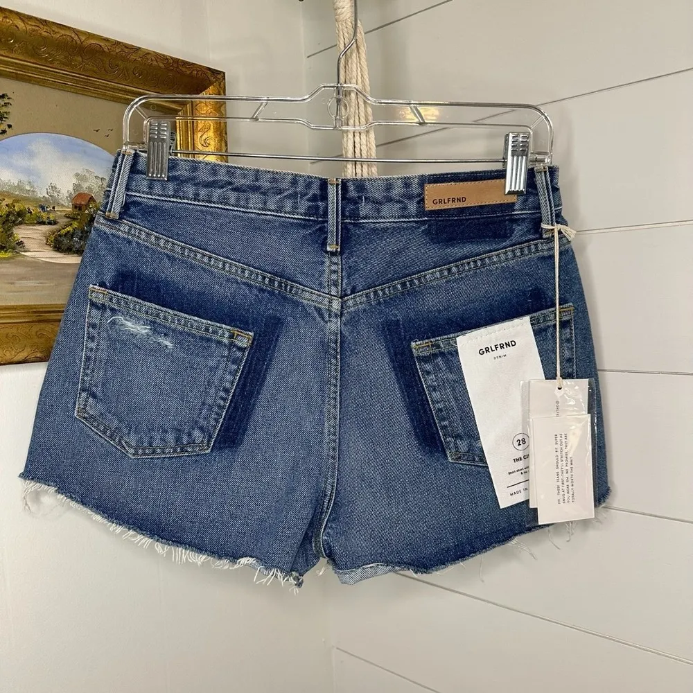 Grlfrnd x Revolve Cindy High Rise Short in Pink Moon NWT Size 28 - Image 3