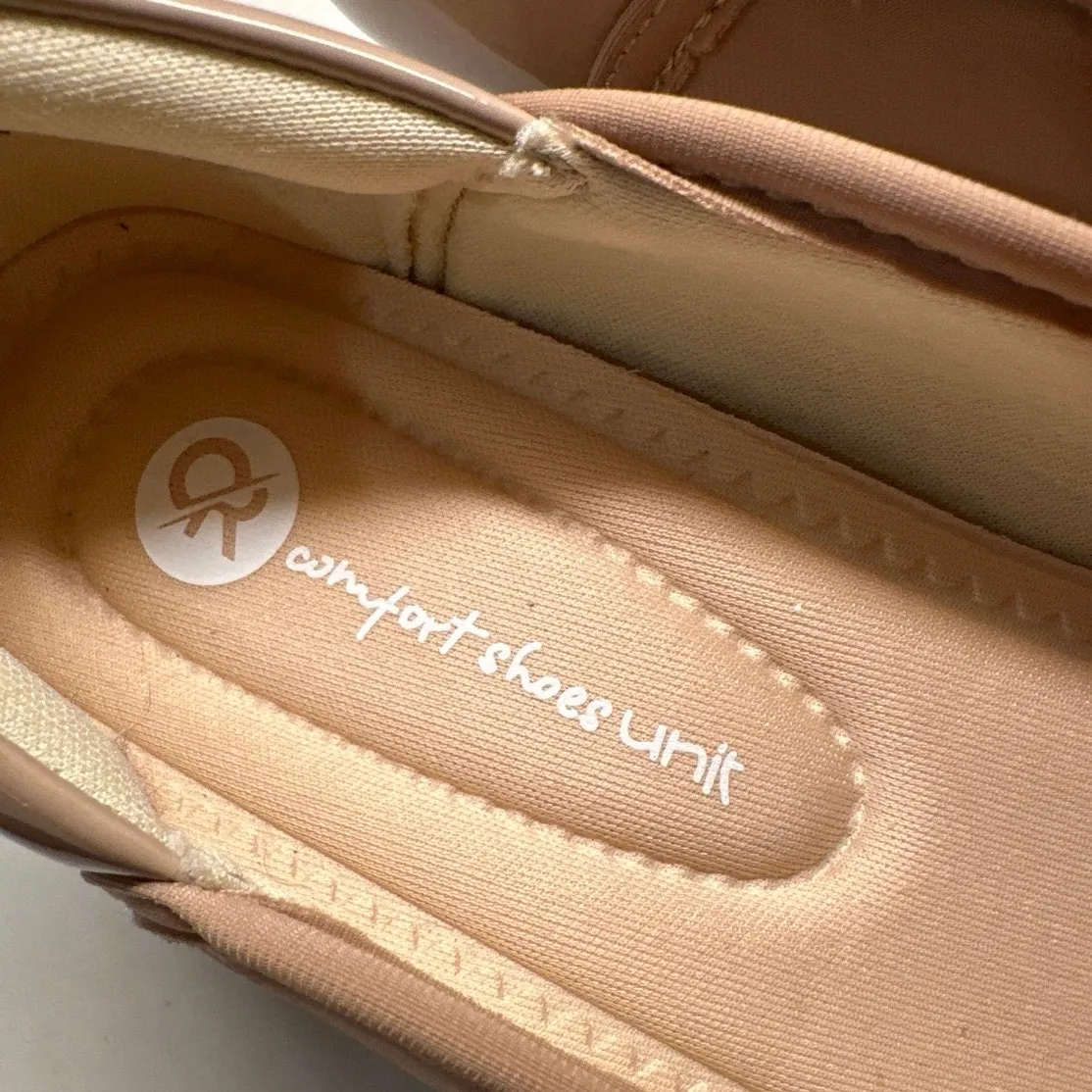 New in Box Ortho+rest Women's Bunion Low Heel Orthopedic Pumps Size 9 Tan - Image 7