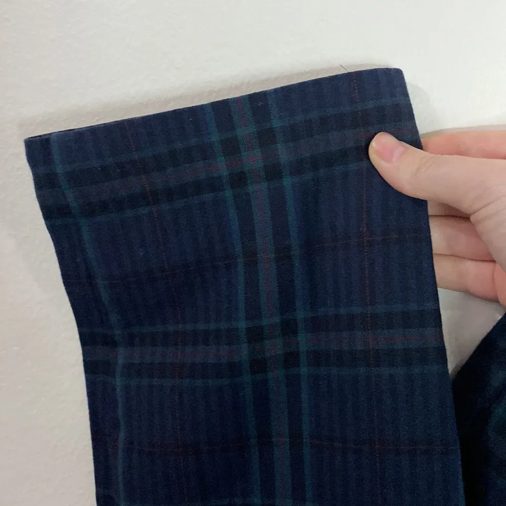 J Jill premium bi-stretch tartan plaid stretch slim pants size 10p - Image 8