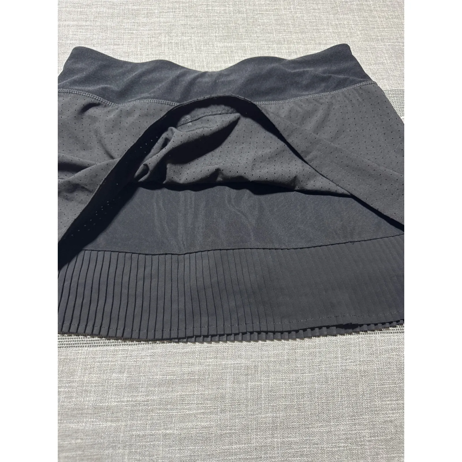 MONDETTA Black Pleated Skirt Athletic Tennis Skort M - Image 5