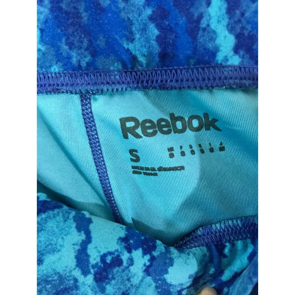Reebok  blue short activewear exercise shorts - Image 5
