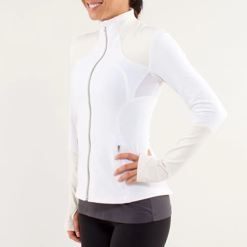 LUoN Lululemon Forme Jacket *BrushedWhite / Polar Cream - Image 2