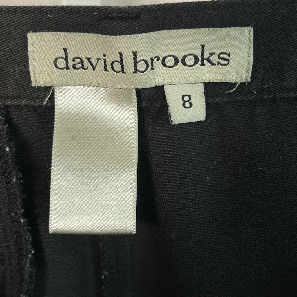 David Brooks Size 8 High Waist Vintage Denim Shorts Jorts 90's 80's Classic Black - Image 3