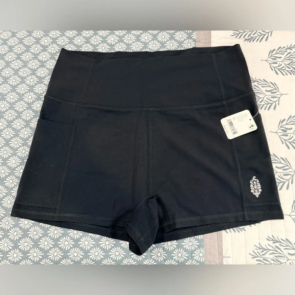 NWT XL FP Movement Never Better Athletic Shorts Black - Image 8