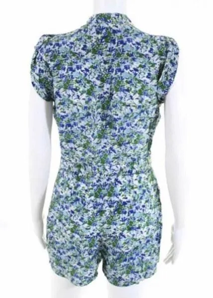 Elizabeth Edessa Floral Silk Romper  - Image 8