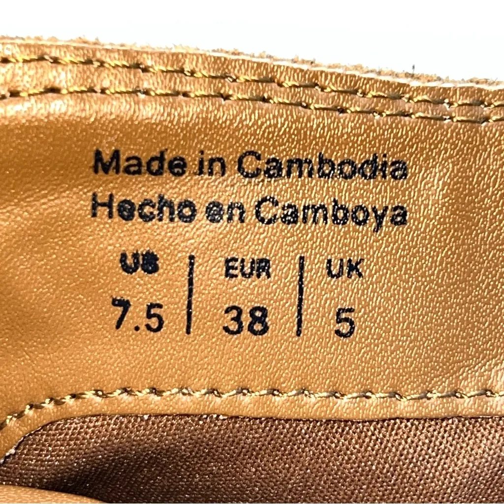 ALDO Blanka Women's Tan/Brown Suede Ankle Booties w/Stacked Wooden Heel-Size 7.5 - Image 11