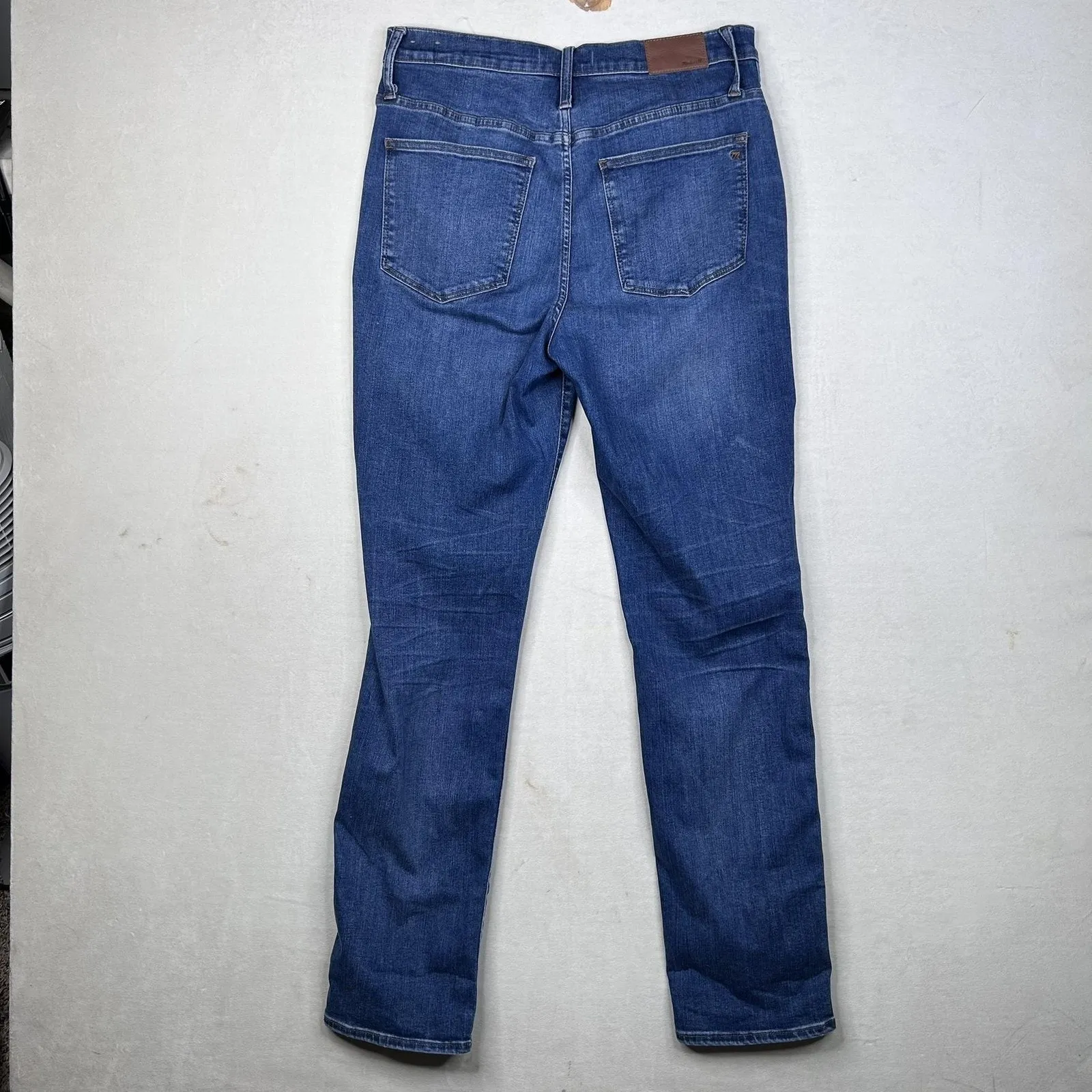 Madewell Stovepipe Full Length Jeans Womens 28 Blue Medium Wash Straight Leg - Image 2