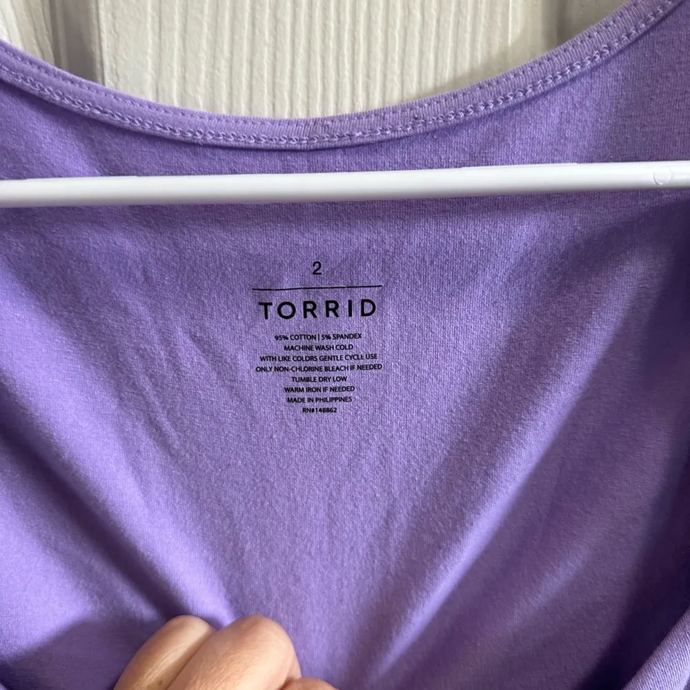 Torrid women’s long sleeve square neck shirt size 2 - Image 3