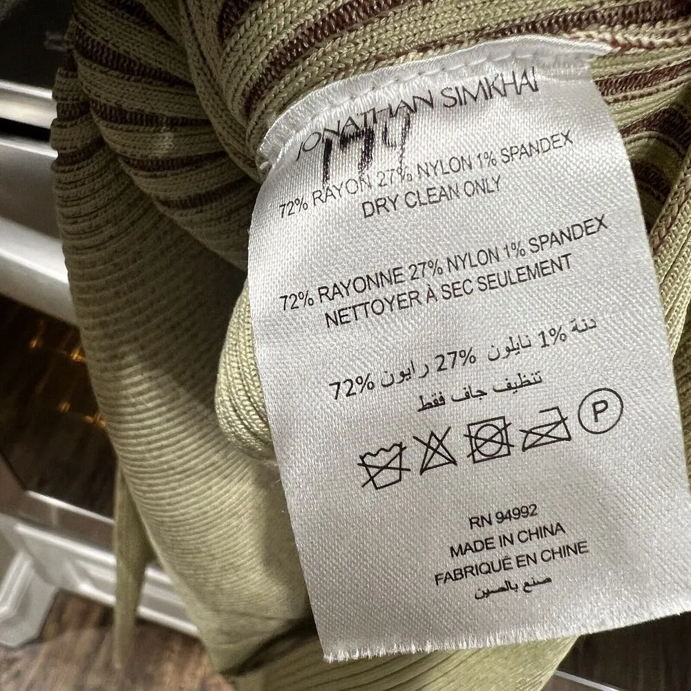 Jonathan Simkhai Tabitha Ribbed Knit Dress Size XS - Image 5