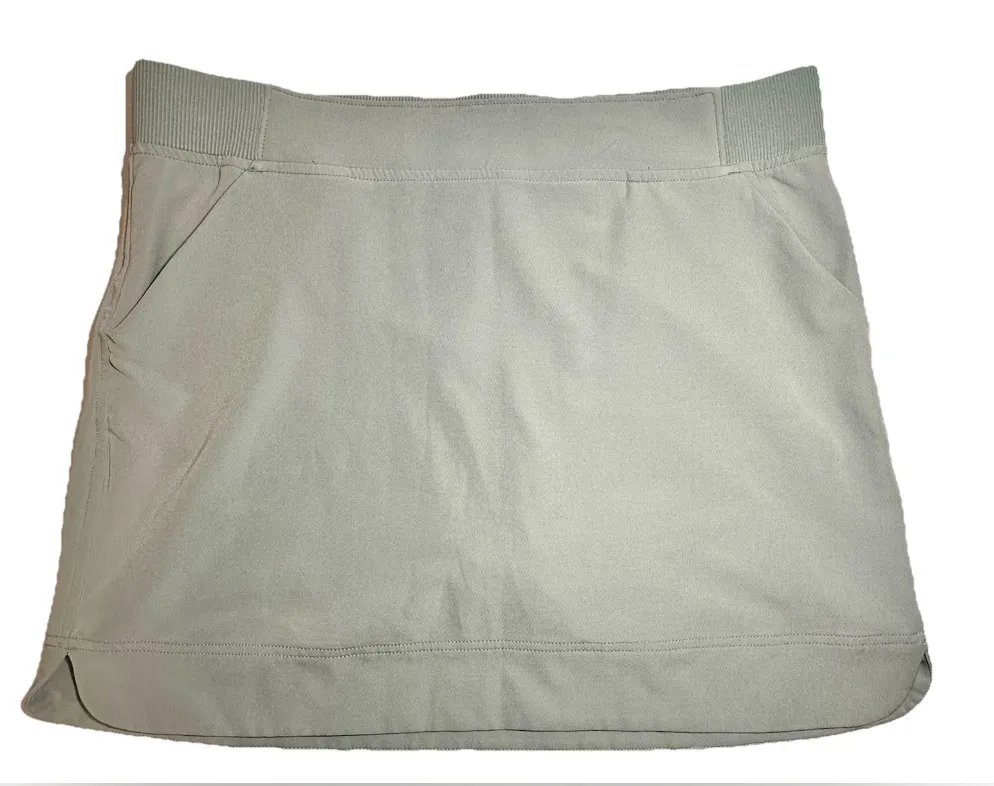 32 Degrees Cool Skort Women’s Large Cream De Mint Green Short Active Workout - Image 1