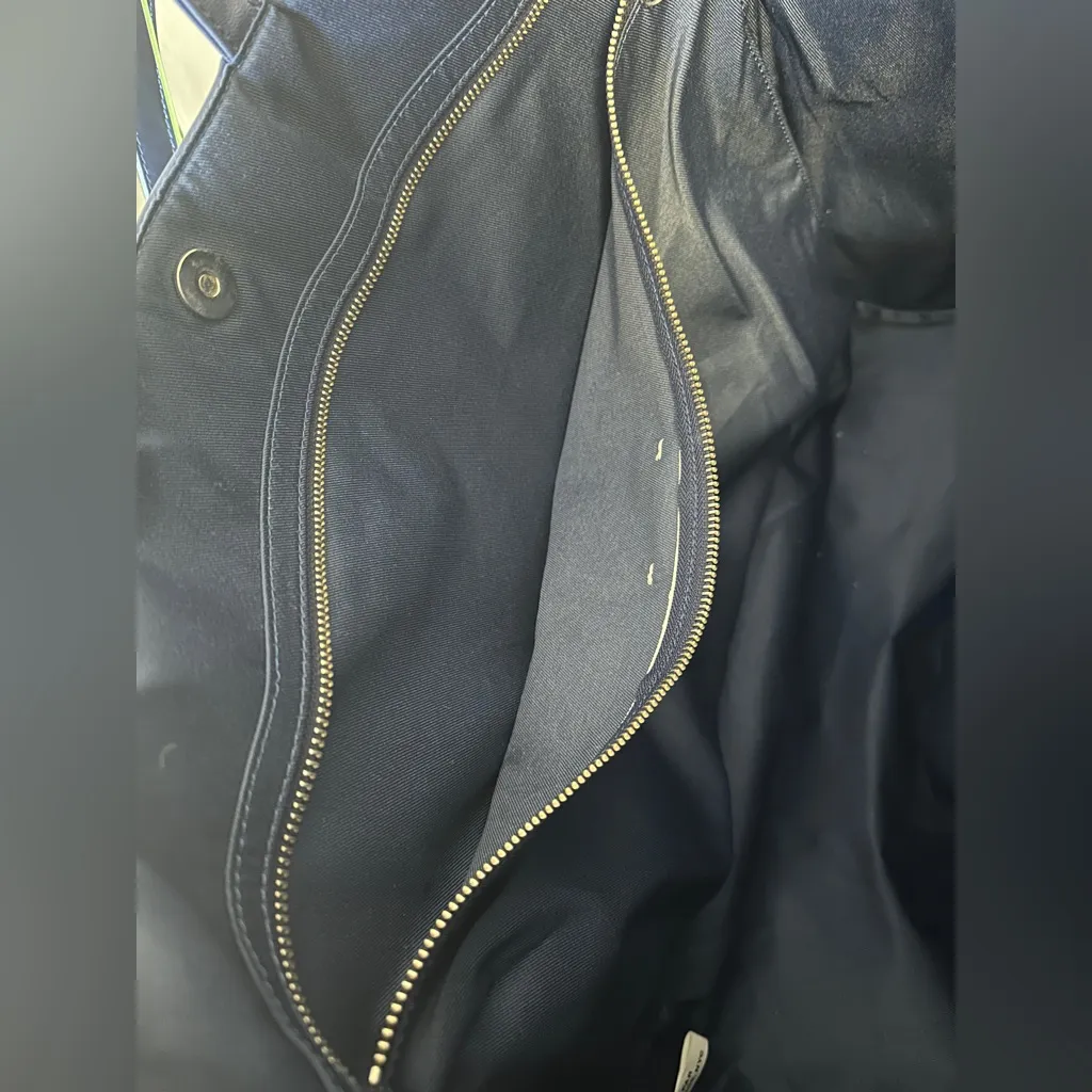 Telfar Large Cobalt Blue Shopping Bag with the duster - Image 7