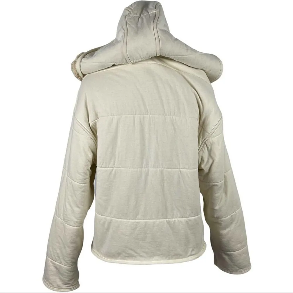 Urban Outfitters Heidi teddy Hooded Oversized Jacket Reversible Size XS/Small - Image 9