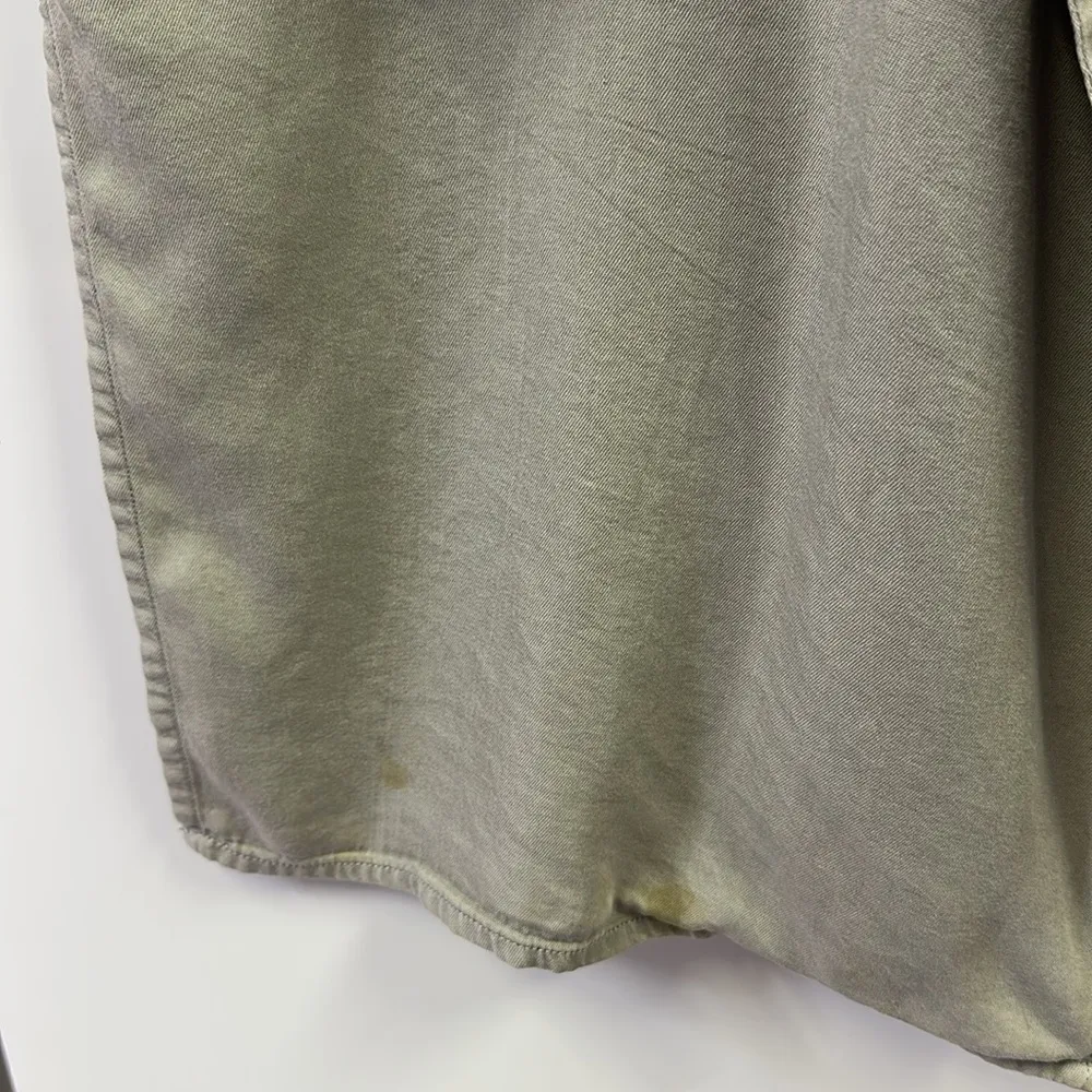 Walter Baker Lyocell Long Open Front Utility Vest Jacket with Pockets Womens M - Image 15