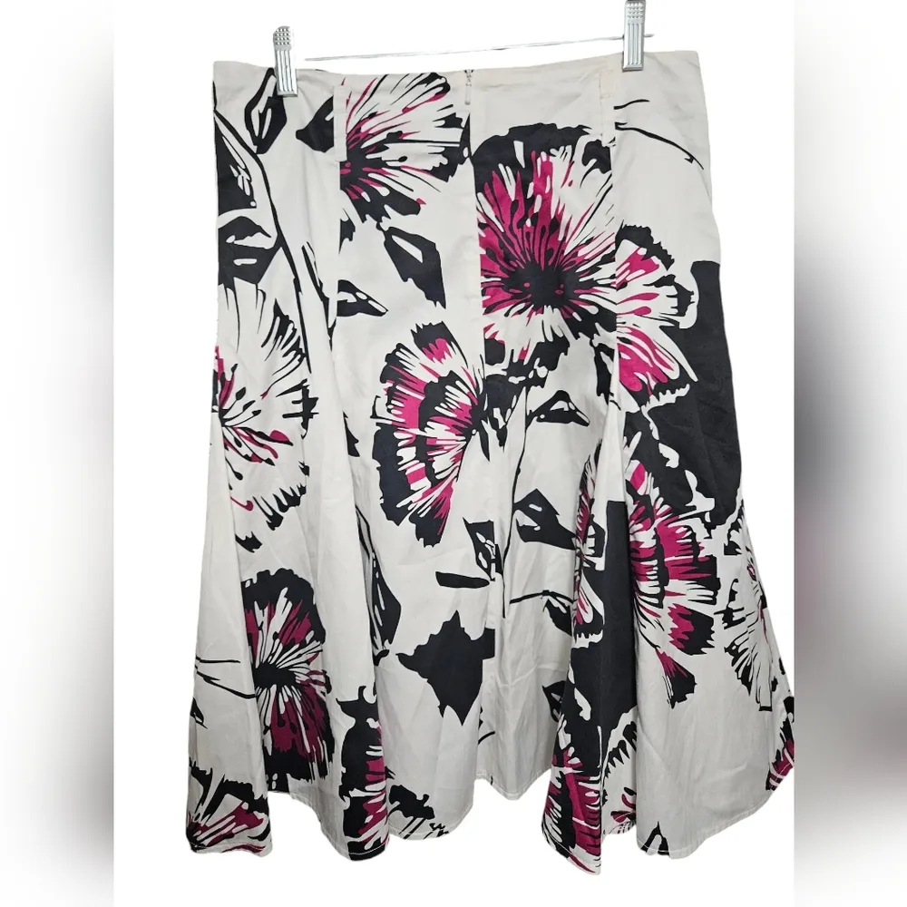 Willi Smith A Line Floral skirt - Image 2