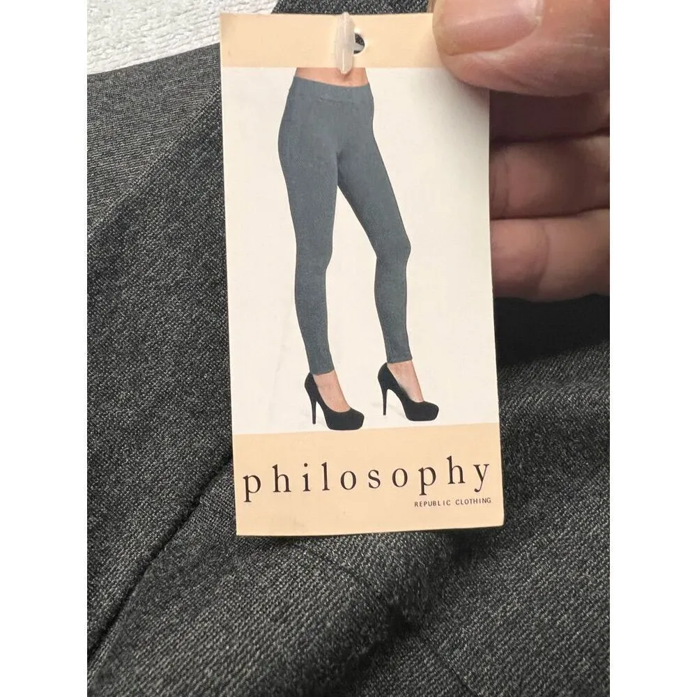 Philosophy Gray Legging Sz M NWT - Image 5
