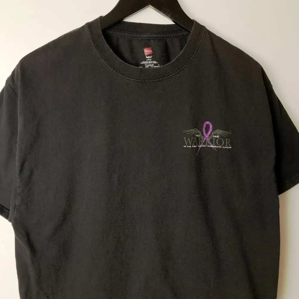 2012 Warrior In The Fight Of Pancreatic Cancer Cook Off T Shirt Black Large L - Image 5