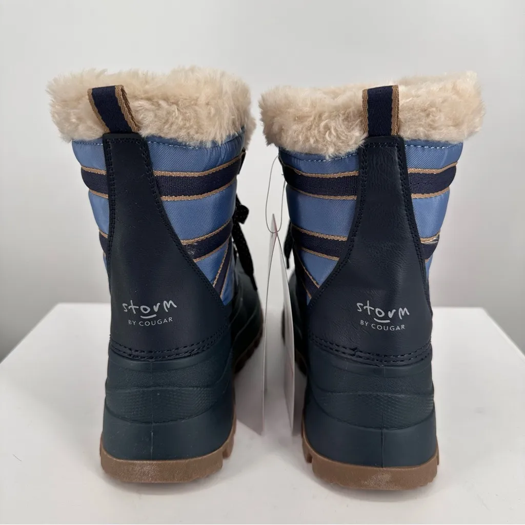 Cougar Fjord Waterproof Mid Winter Boots Fresno in Navy Blue size 8 New in Box - Image 7